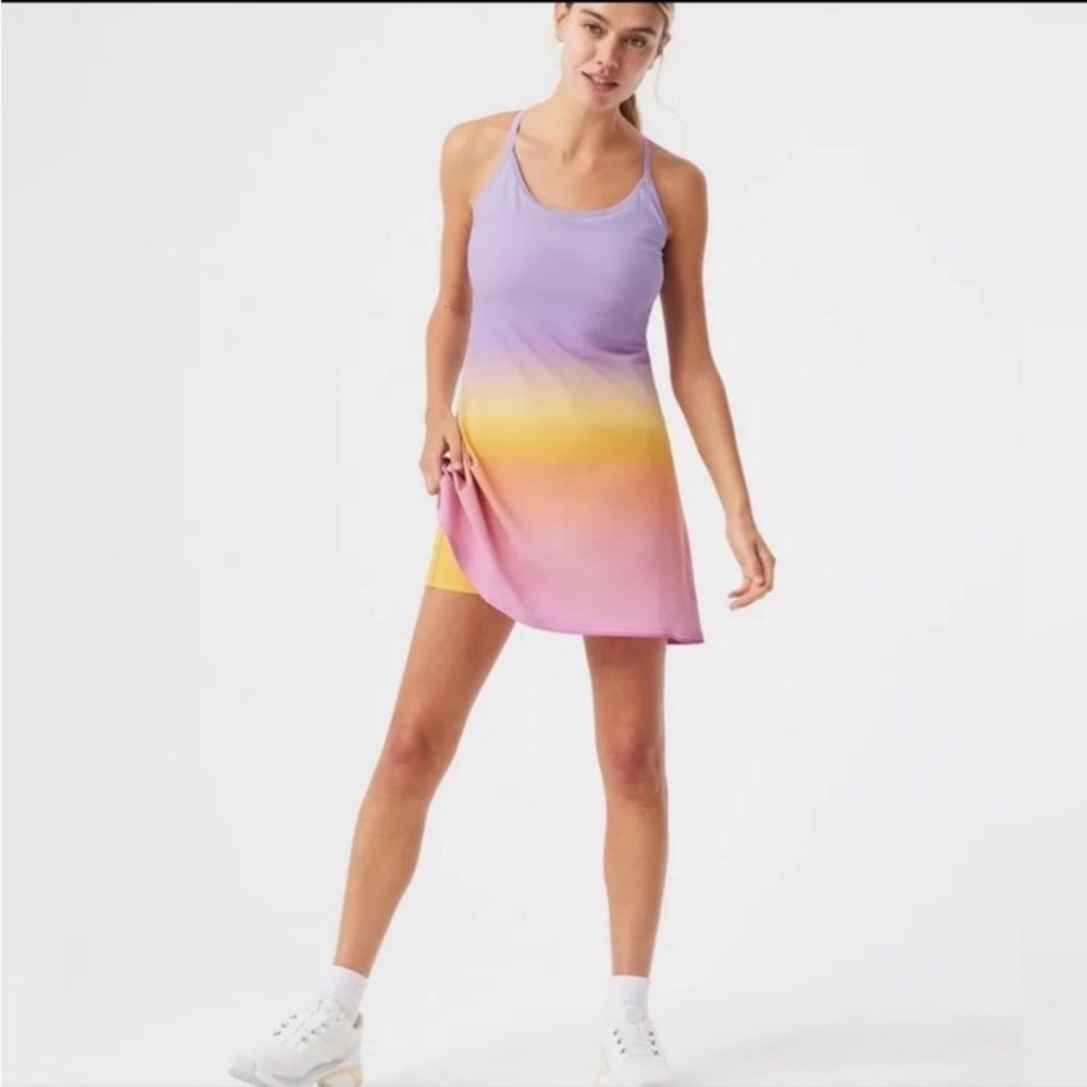 Outdoor Voices Purple and Pink Jumpsuit